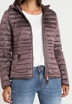 Gewatteerde jas - taupe