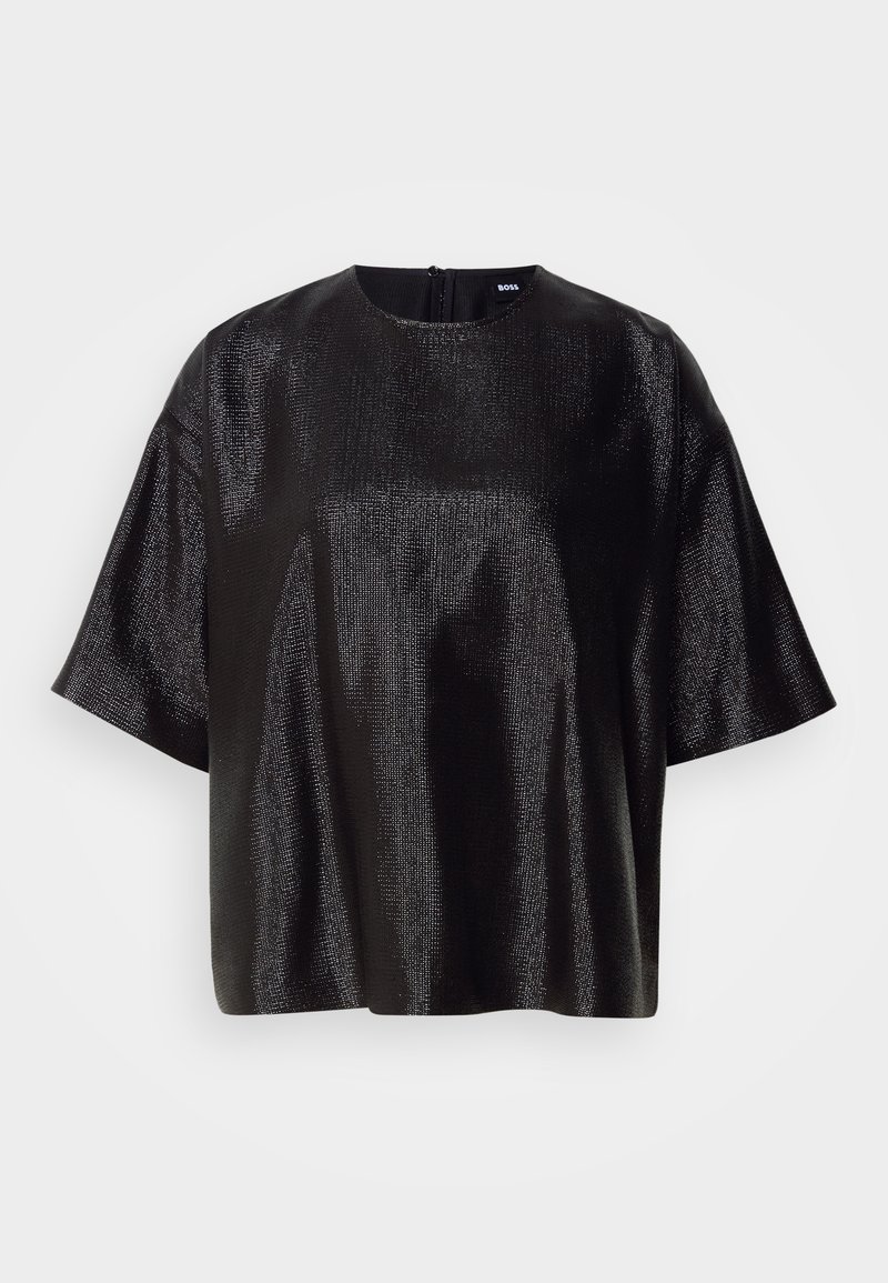 Boss T-shirt print zwart Boss T-shirt print zwart