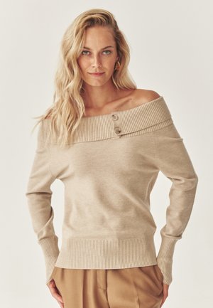 Neule - beige melange