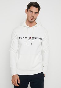 Tommy Hilfiger CORE LOGO HOODY - Sweatshirt com capuz - white