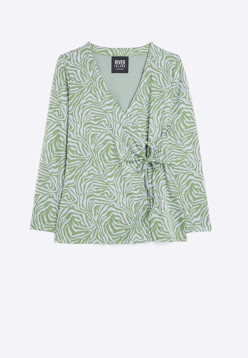 River Island Longsleeve groen River Island Longsleeve groen
