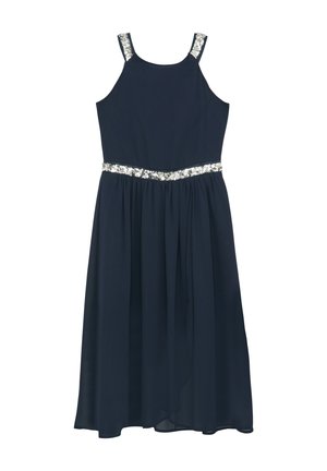 MIT PAILLETTEN-DETAILS - Cocktailjurk - navy