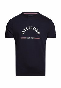 Tommy Hilfiger LOGO  - T-shirt con stampa - desert sky