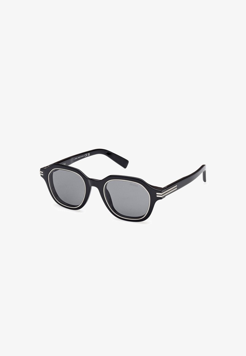 ZEGNA Occhiali da sole - glossy black smoke gray