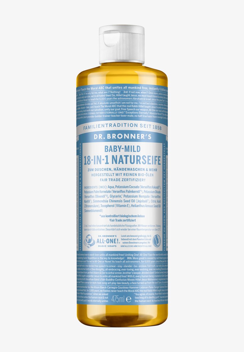 Dr. Bronner´s - 18-IN-1 LIQUID SOAP BABY-MILD - Shower gel - -, Enlarge