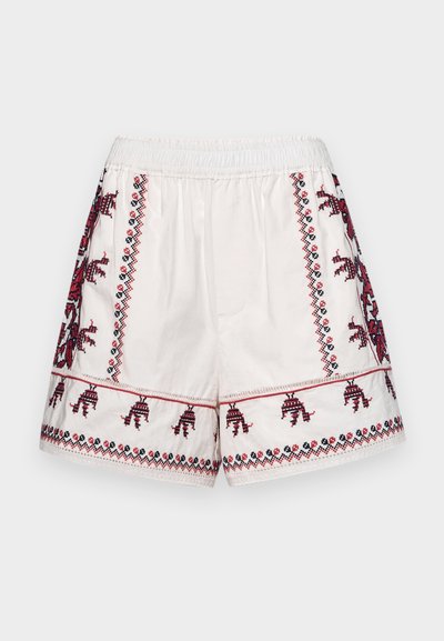 Sea BEENA EMBROIDERY SHORTS - Šortai - white