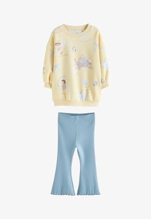 REGULAR FIT FLARE SET - Bluză de molton - yellow blue fairy