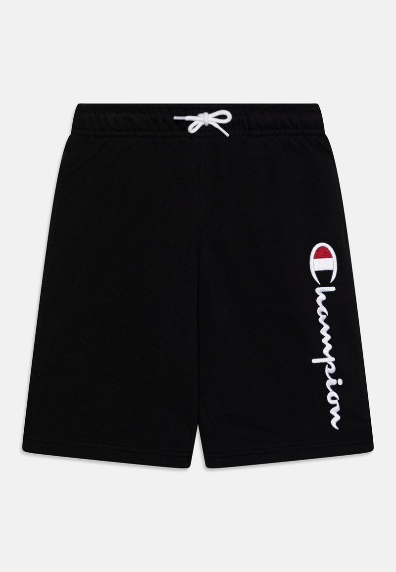 Champion - ICONS BERMUDA LARGE LOGO UNISEX - Trainingsbroek - black, Vergroten