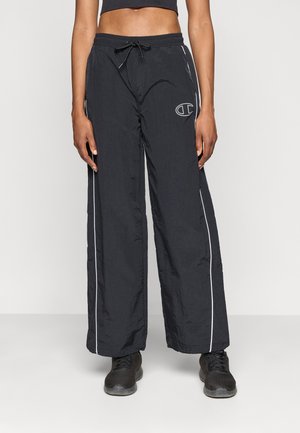 STRAIGHT HEM PANTS - Trainingsbroek - black