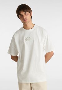 Vans BLOCKED BOX LOOSE - T-paita - white
