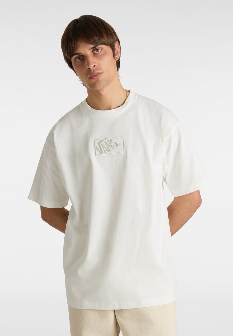 Vans BLOCKED BOX LOOSE - T-paita - white