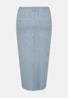 PCBILLO MIDI SKIRT - Ceruzaszoknya - light blue denim/dancer