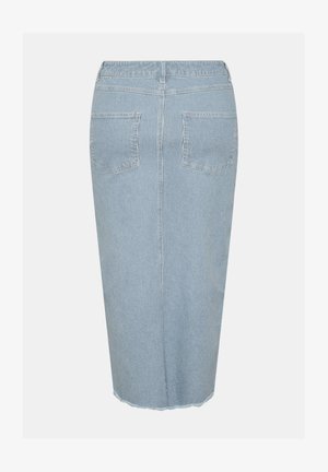Pieces, PCBILLO MIDI SKIRT - Uska suknja - light blue denim/dancer