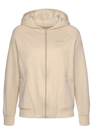 Zip-up sweatshirt - beige
