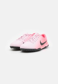 Nike Performance TIEMPO LEGEND ACADEMY  - Botines de fútbol para césped - pink foam/black