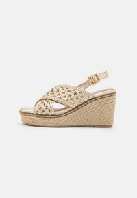 Sandalias con plataforma - gold