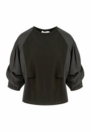 Coster Copenhagen, WITH MIX PUFFY SLEEVES. - Bluse - black