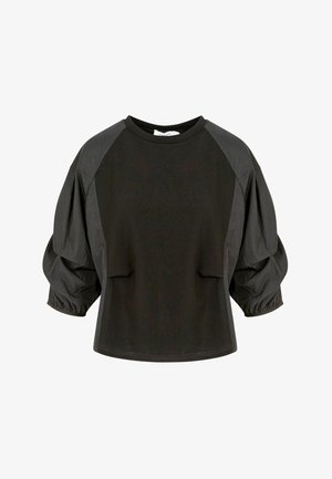 Coster Copenhagen, WITH MIX PUFFY SLEEVES. - Bluse - black