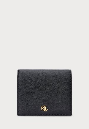 Lauren Ralph Lauren CROSSHATCH LEATHER COMPACT WALLET - Carteira - black