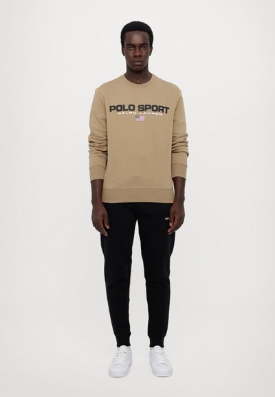 Polo Ralph Lauren POLO SPORT SWEATSHIRT UNISEX - Bluză de molton - desert khaki/black