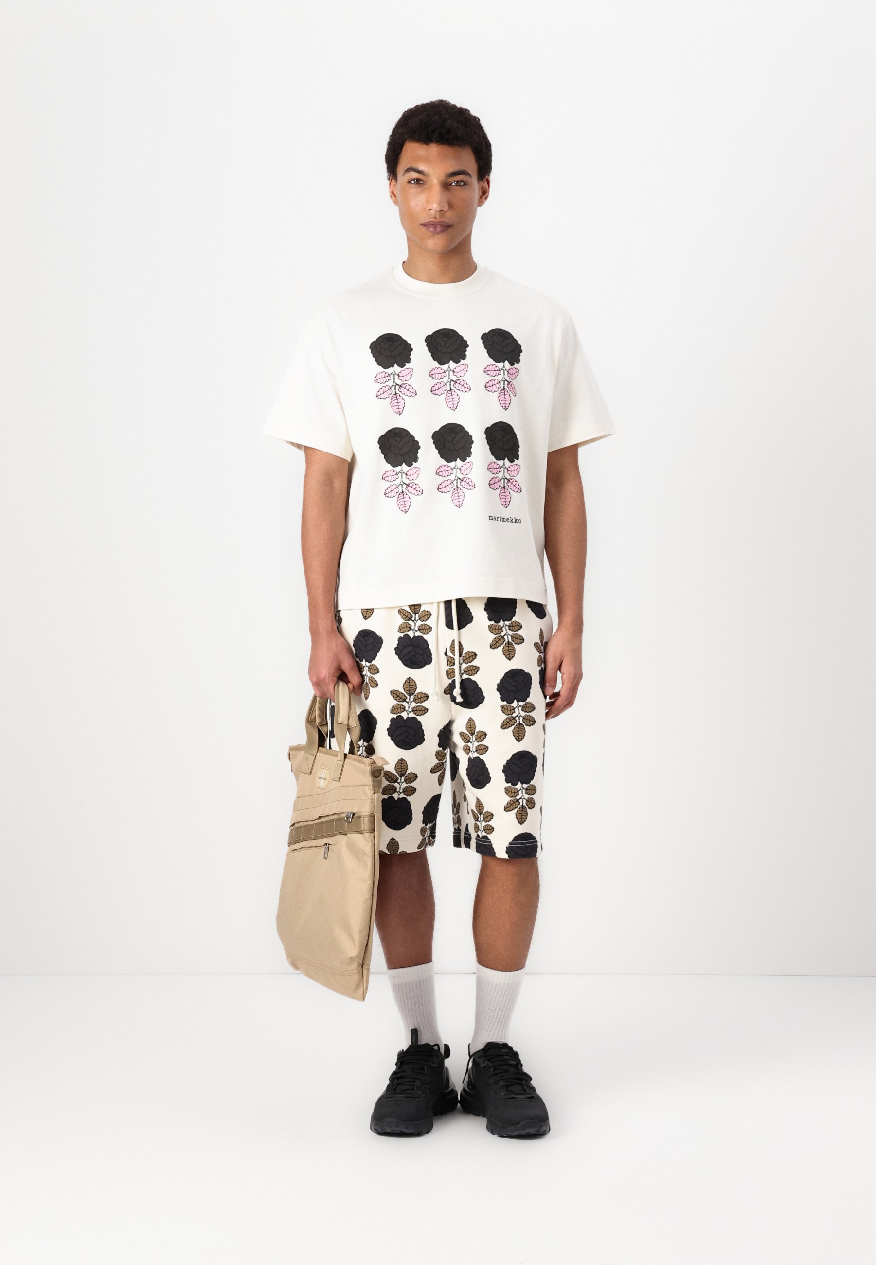 Marimekko VEISTO VIHKIRUUSU PLACEMENT UNISEX - Print T-shirt