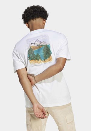 T-Shirt print - white