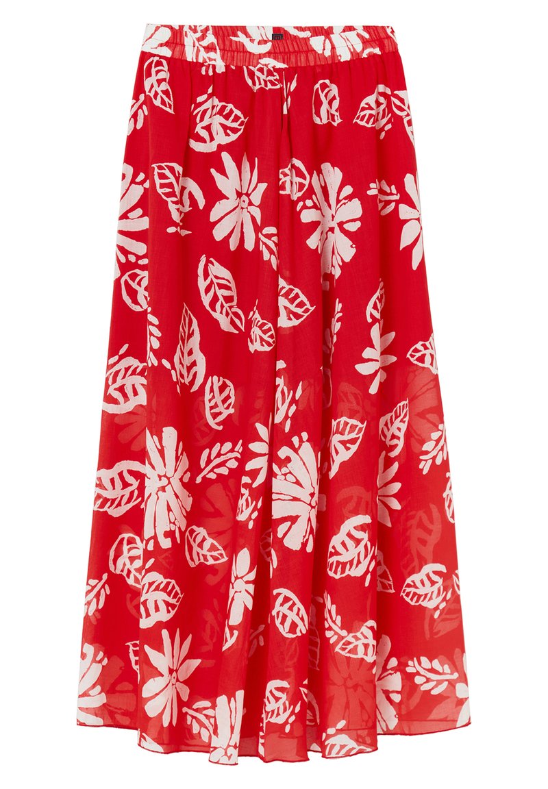 Stefanel A-lijn rok rood Stefanel A-lijn rok rood