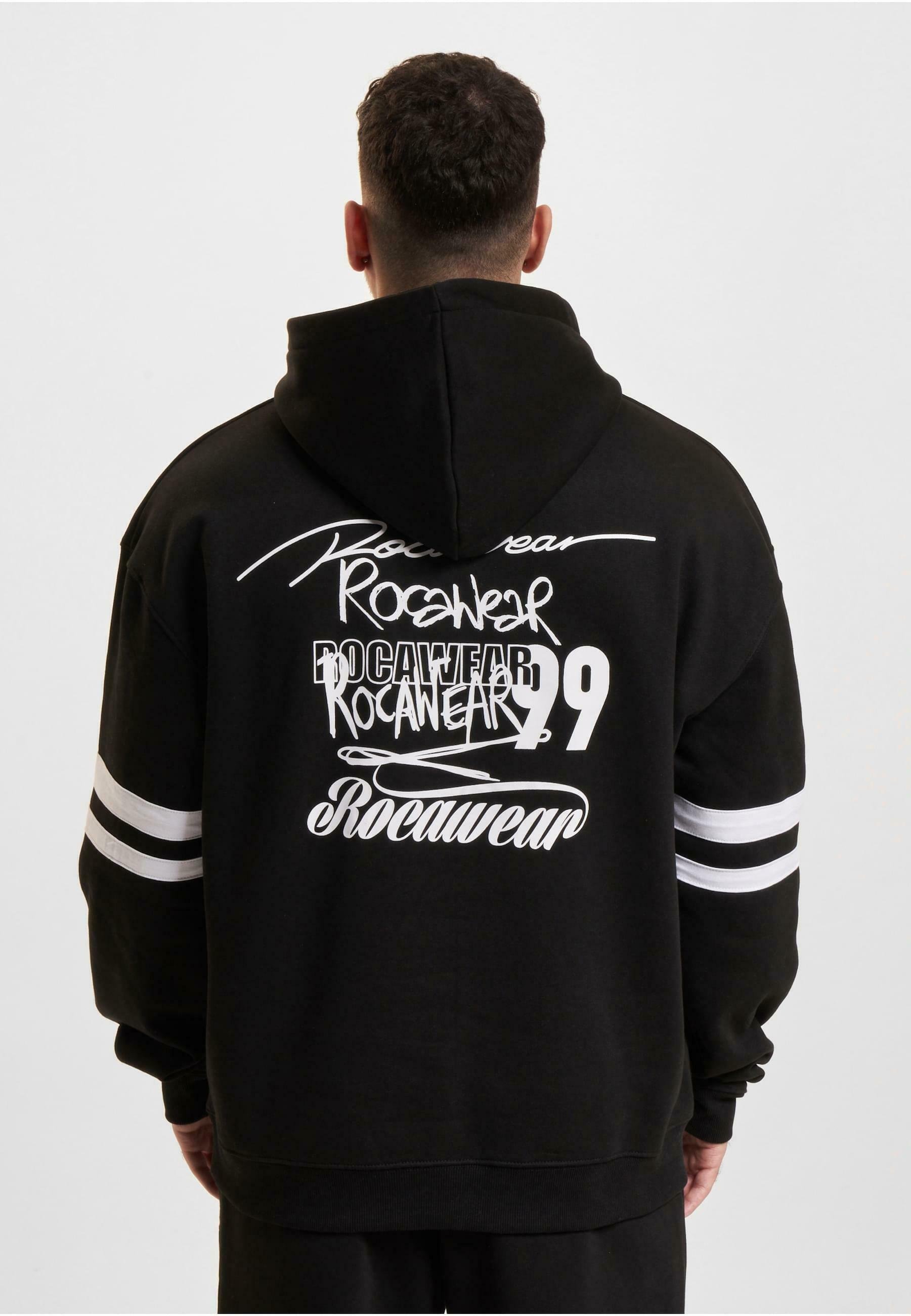 Rocawear Hoodie - black white/multi-coloured - Zalando.ie