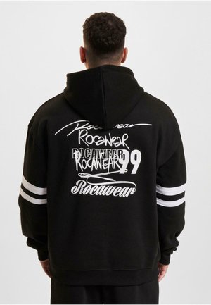 Hoodie - black white