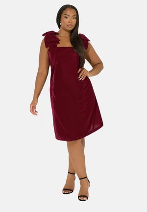 Cocktailjurk - dark red