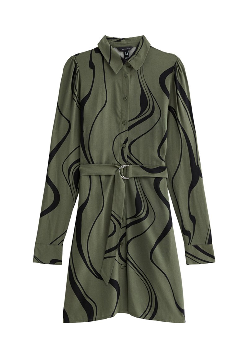 New Look Blousejurk groen gemêleerd