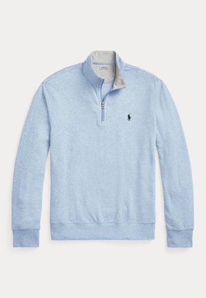 Polo Ralph Lauren, LUXURY JERSEY QUARTER-ZIP PULLOVER - Sweatshirt - isle heather