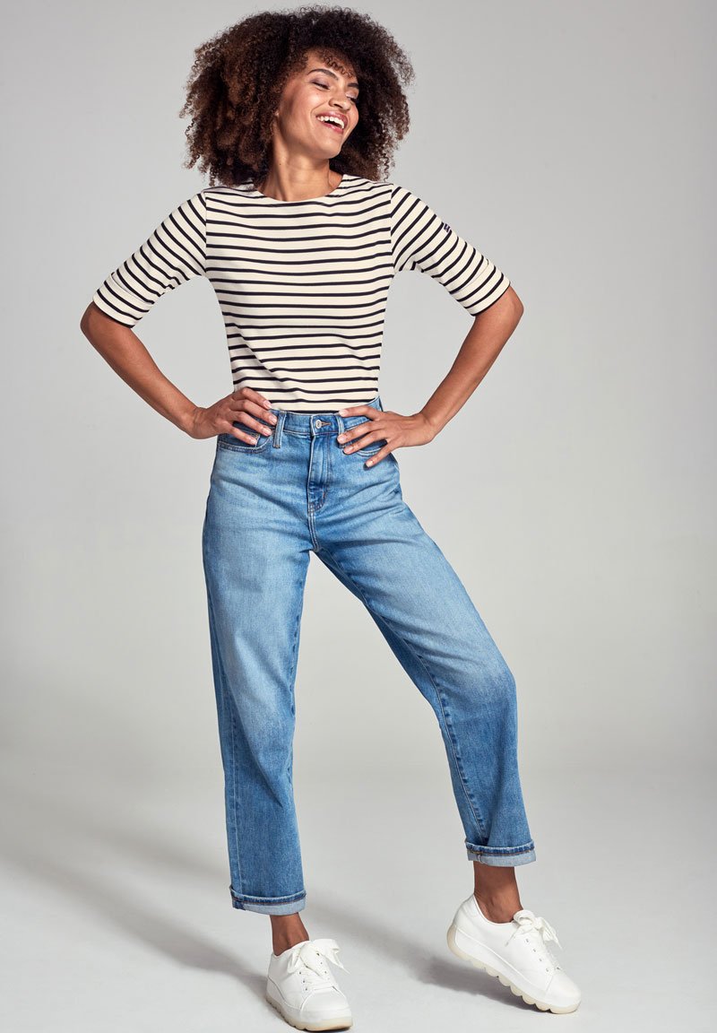 Armor lux MARINIÈRE STRIPE 3/4 T-SHIRT Maglietta a manica lunga