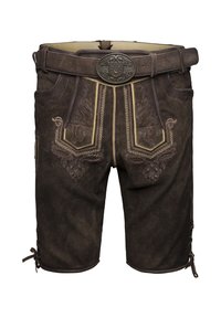 Krüger Dirndl BEKLEIDUNG ROGER - Nahkahousut - braun