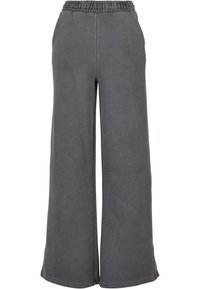 HEAVY GARMENT DYE SLIT  - Stoffhose - darkshadow