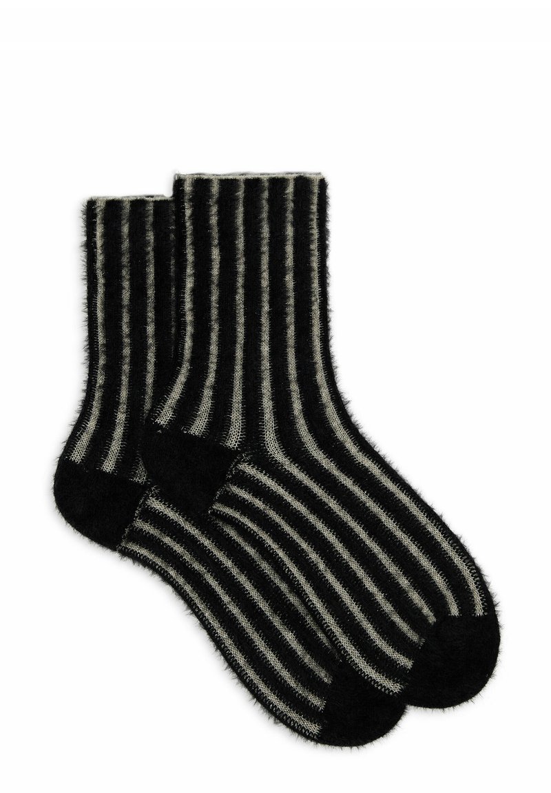 Gallo WITH VERTICAL STRIPES - Calze - argento