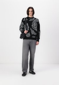 Jack & Jones JOROLLIE CREW NECK  - Strickpullover - black