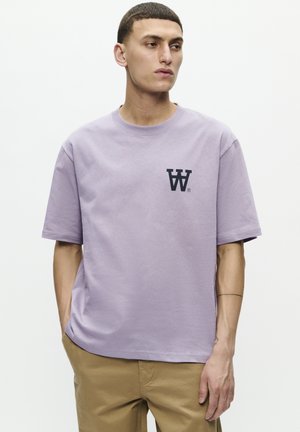DOUBLE A BY W.W. LIAM AACHEST - Print T-shirt - minimal gray