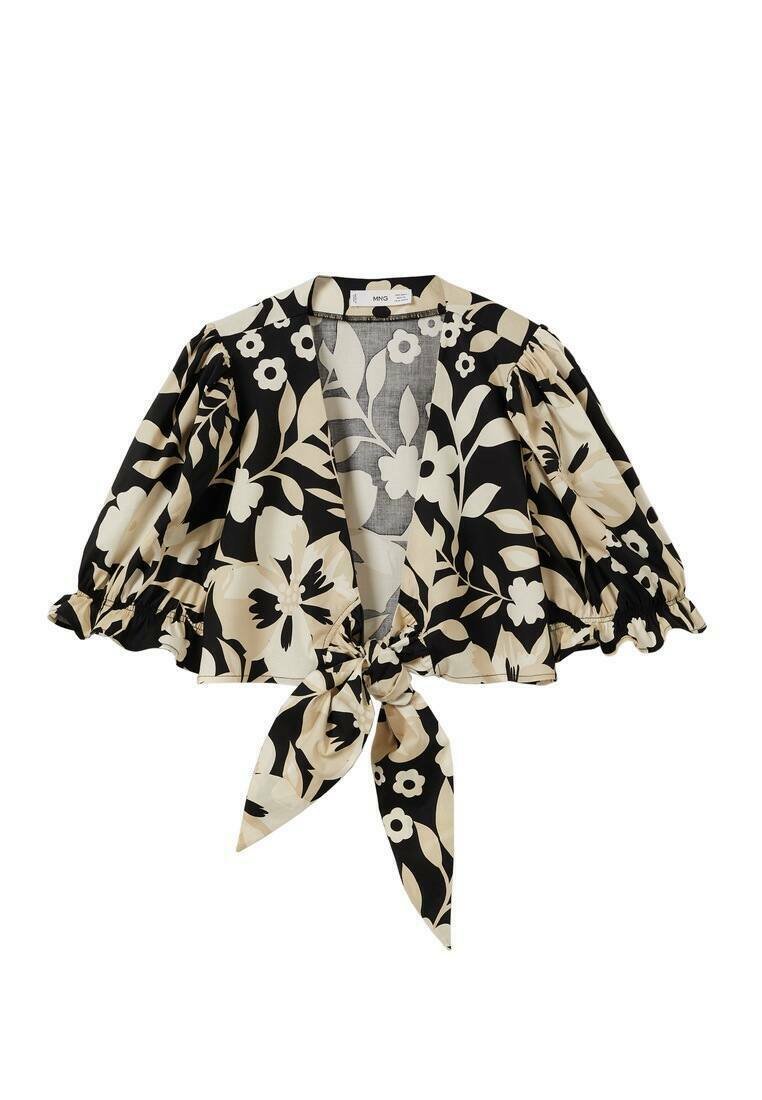 Mango Blouse zwart Mango Blouse zwart