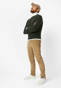 BRAX STYLE RICK - Strickpullover - olive