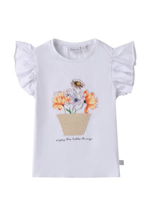T-shirt imprimé - optical white