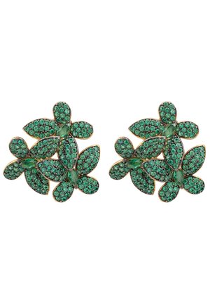 FLOWERS - Earrings - green