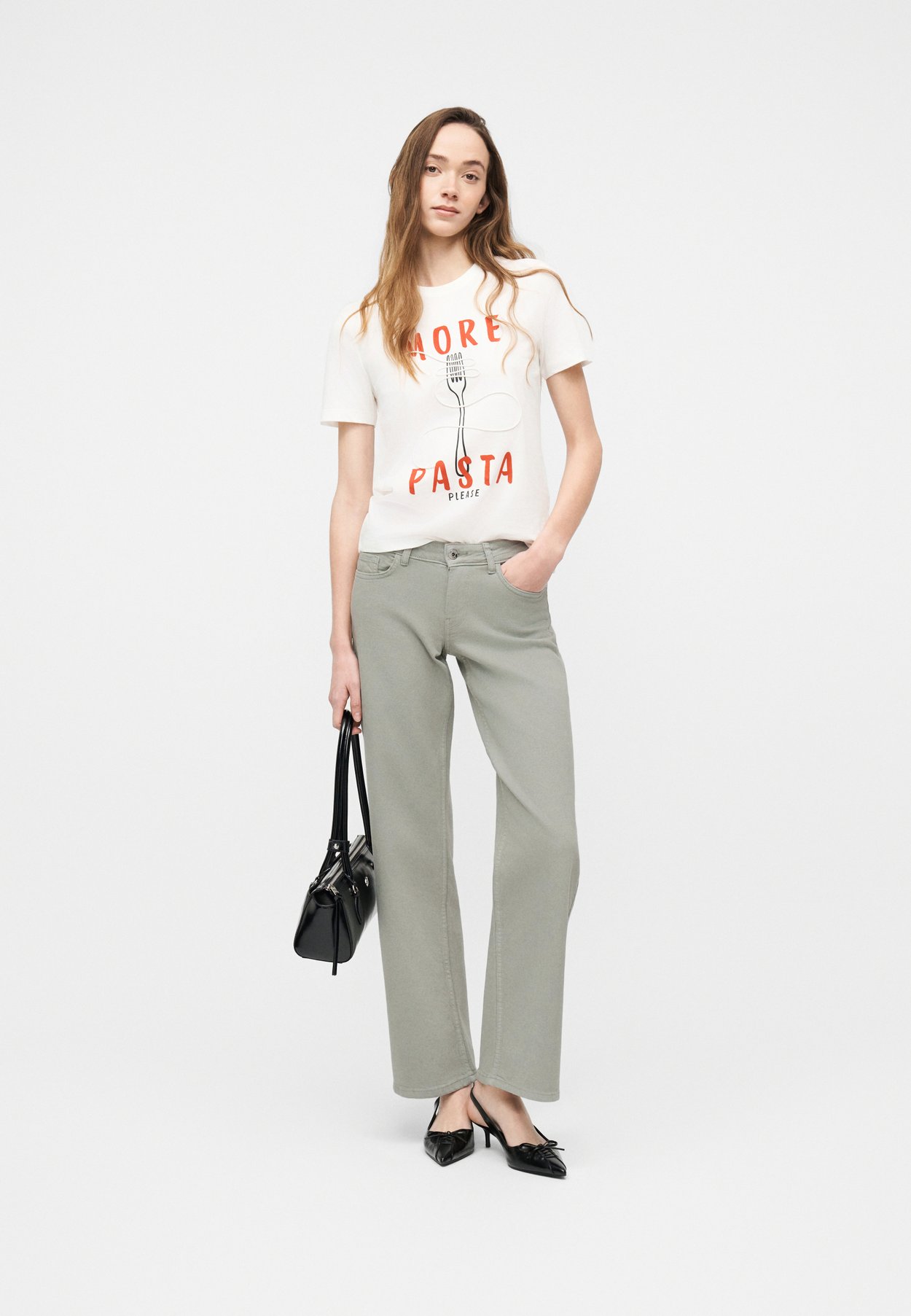 Wide-fit ONLJUDY Low waist Straight Fit