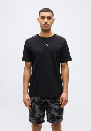 ESSENTIALS TAPE - Βασικό μπλουζάκι - puma black