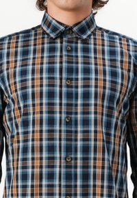 TOM TAILOR CHECKED - Overhemd - navy blue