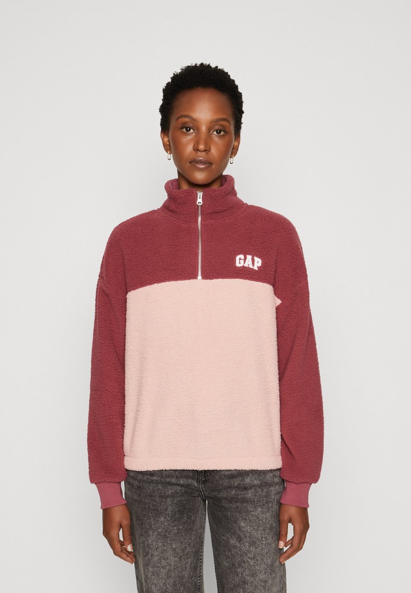 GAP - COZY LOGO - Polárpulóver - dry rose, Nagyítás