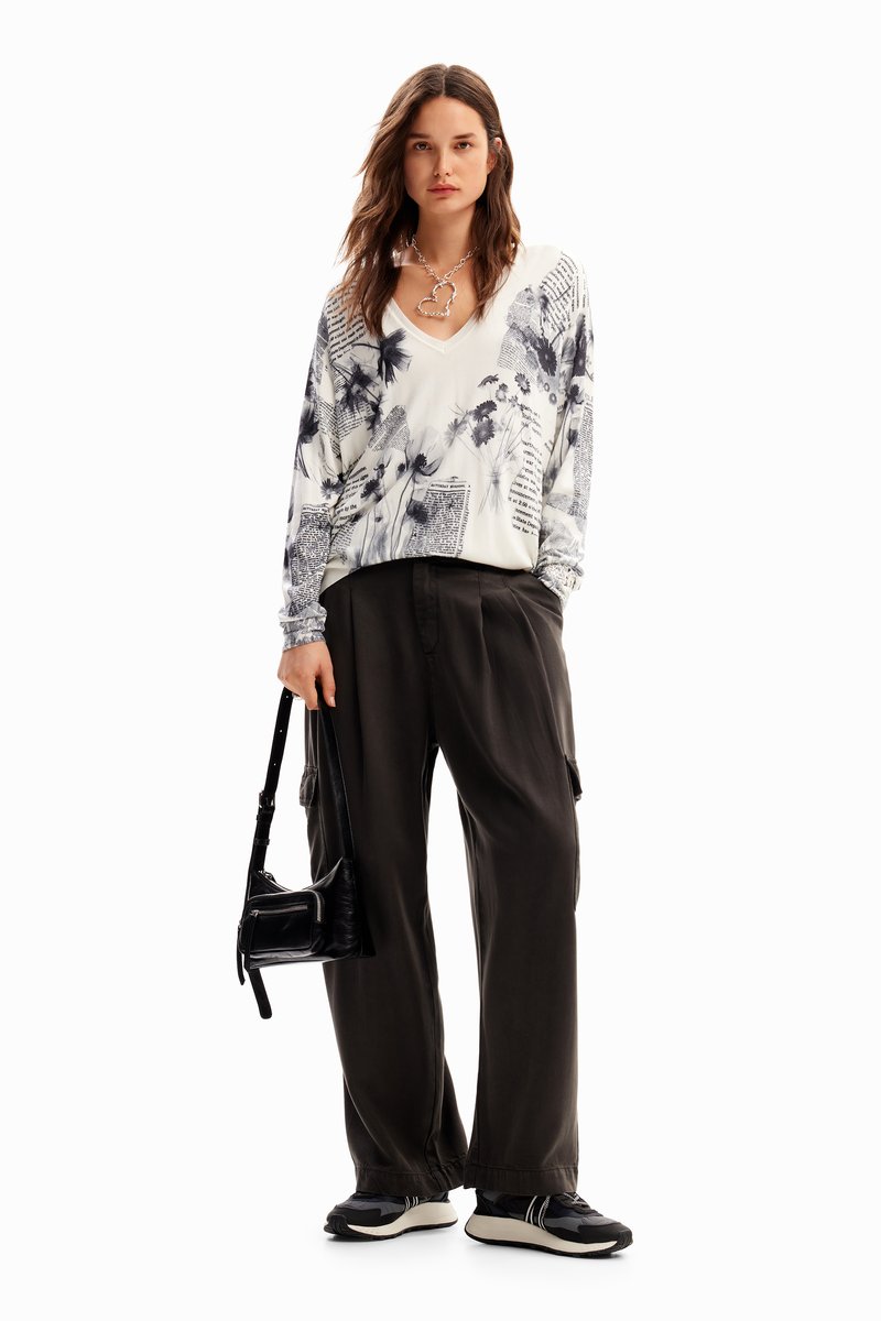 Desigual JERS KAWARTHA LAKES - Maglione - white