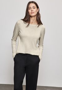 Street One PULLOVER - Strickpullover - beige