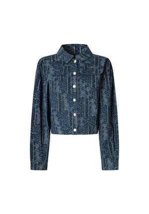 Pepe Jeans TINA PRINT - Jakna iz džinsa - dulwich blue