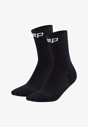 CEP, 2ER-PACK RUN COMPRESSION MID CUT 5.0 - Socken - black